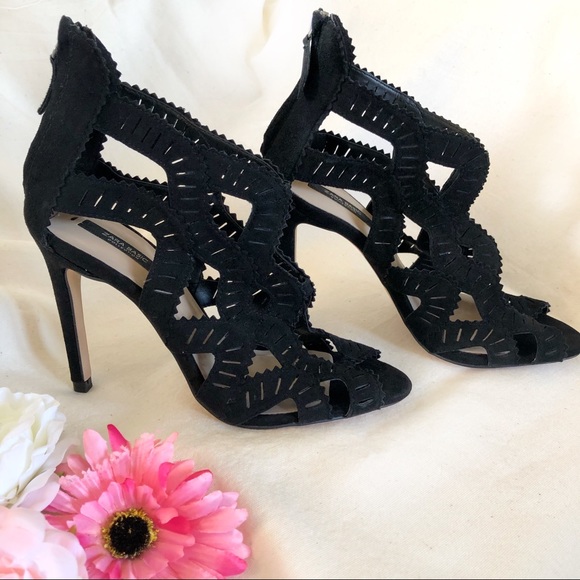 Zara zip-up bootie high heels!  NEW! - Picture 4 of 8